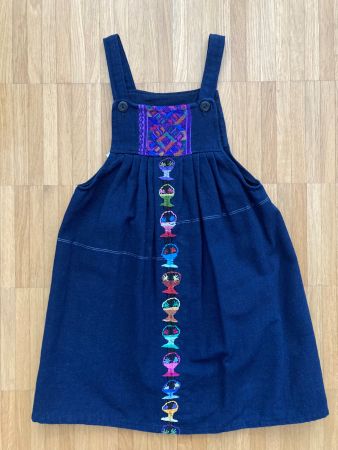 Latzkleidchen, Gr. 110/116 - Ein Einzelstück!