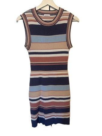 LASCANA Strick Kleid ca. Gr. S gestreift