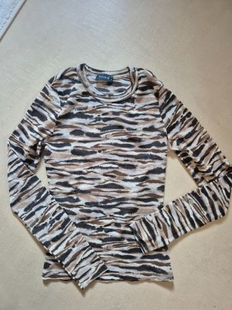 Damen Langarmshirt Kookai Grösse 1, Brauntöne