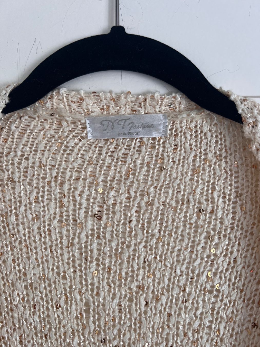 Gilets: Sparkling Beige Cardigan – D'occasion à Corsier-sur-Vevey par Kristina.Nova 1