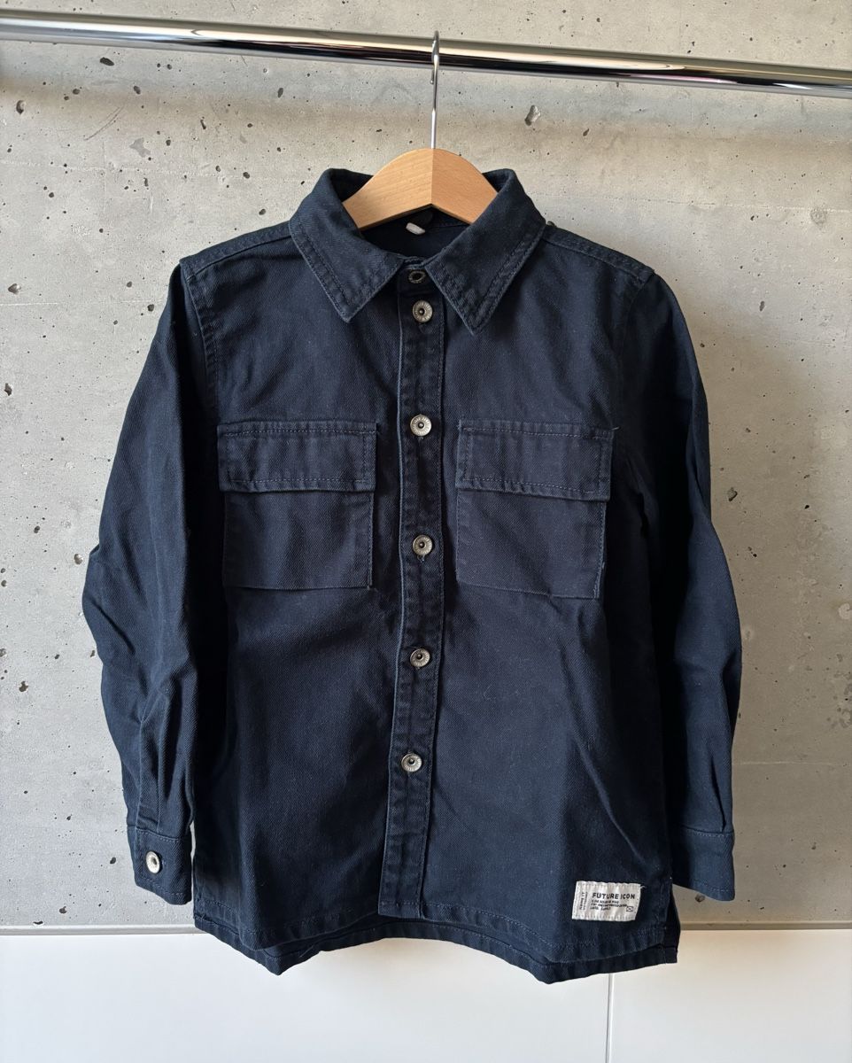 Name It Vestes & Manteaux: Jeansjacke Name it 110 blau Denim Overshirt  – D'occasion à Rebstein par wendy321meins