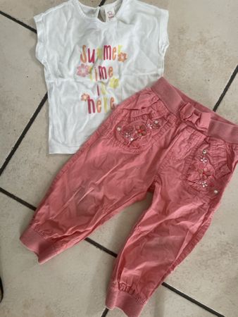 Sommer Set Gr. 86, Shirt & Hose, Mädchen