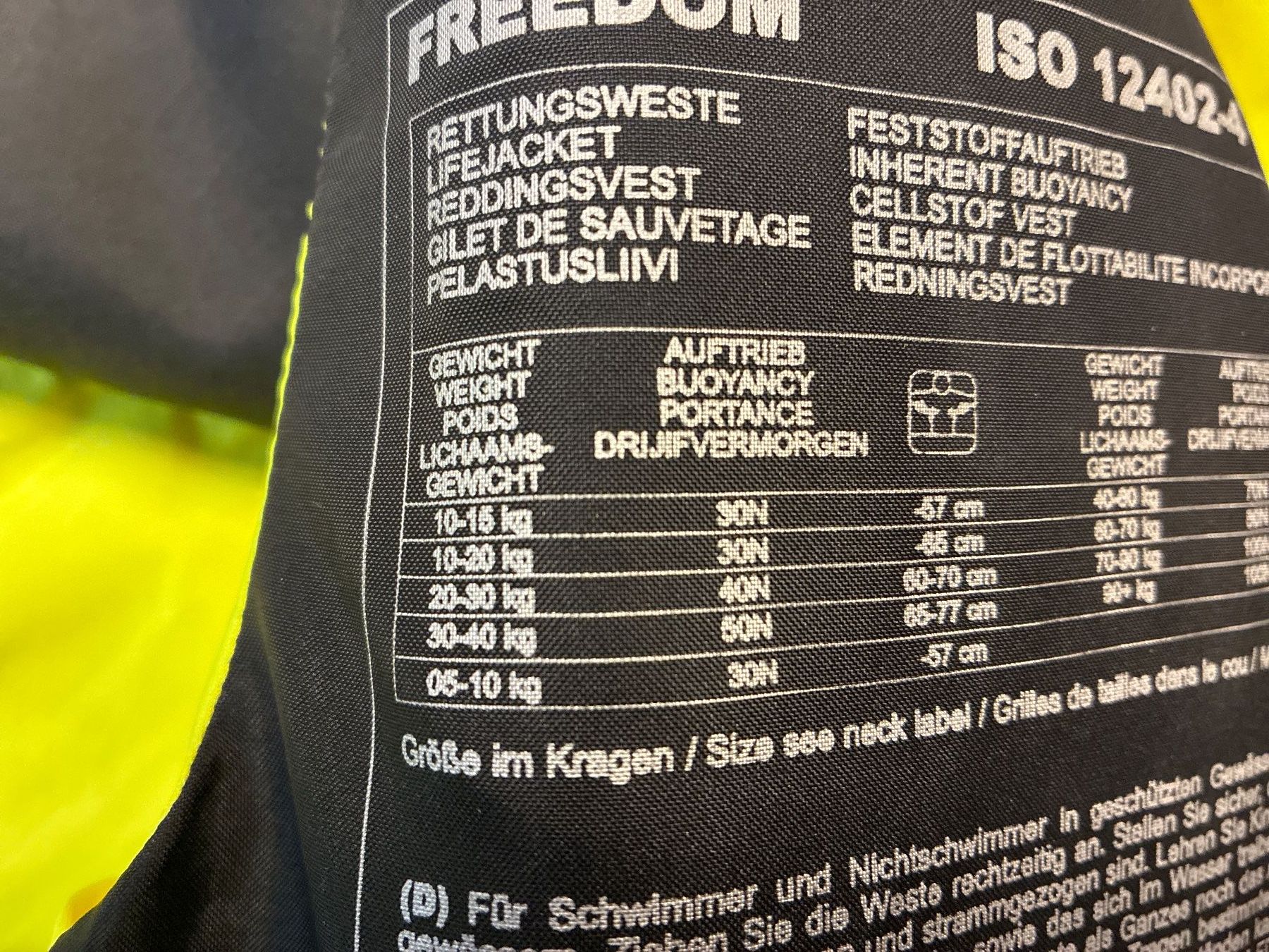 Gilets de sauvetage: Schwimmweste Spongebob Grösse M gelb mit Pfeife – D'occasion à Guntershausen par Gloominati 4