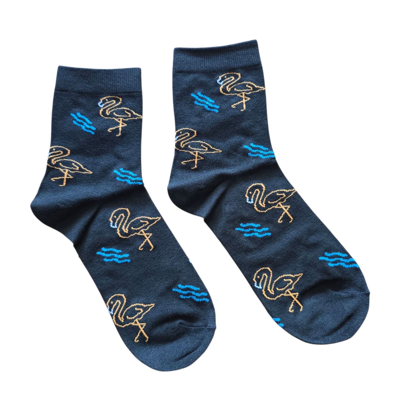 Calze: Socken Flamingos – Nuovo e nell'imballaggio originale da Zürich venduto da amysmith