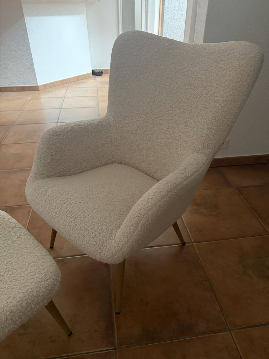 Jysk Poltrone: Fauteuil Jysk tissu bouclette – Nuovo (secondo la descrizione) da Biel/Bienne venduto da SZ_1291 1
