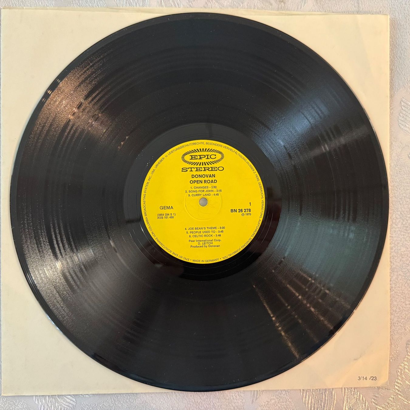 Dischi in vinile: DONOVAN - OPEN ROAD – Usato da Zürich venduto da fehlton 3