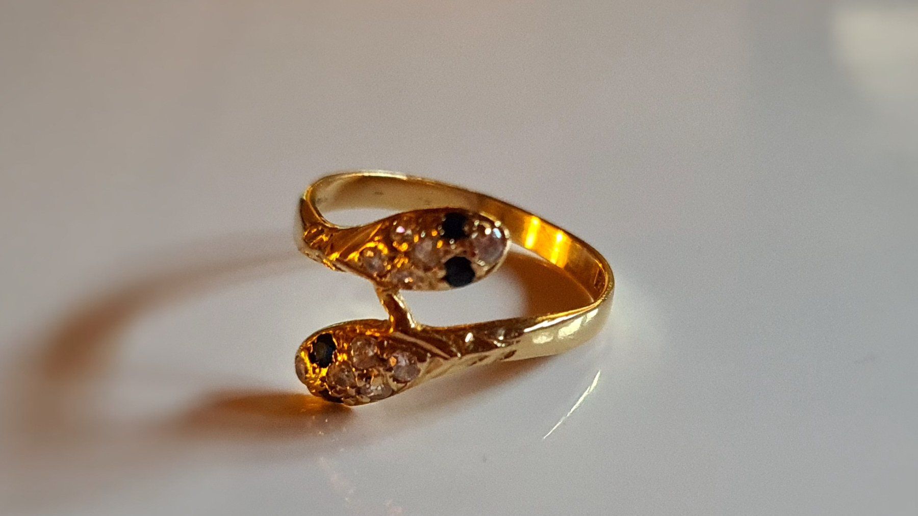 Ringe: Gelbgold Schlangenring 18 Karat – Gebraucht aus Frauenfeld von Purzli 1