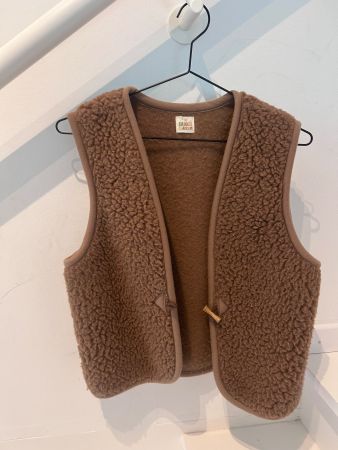 Gilet sans manches 100% laine de mouton Dadoux Chaussons