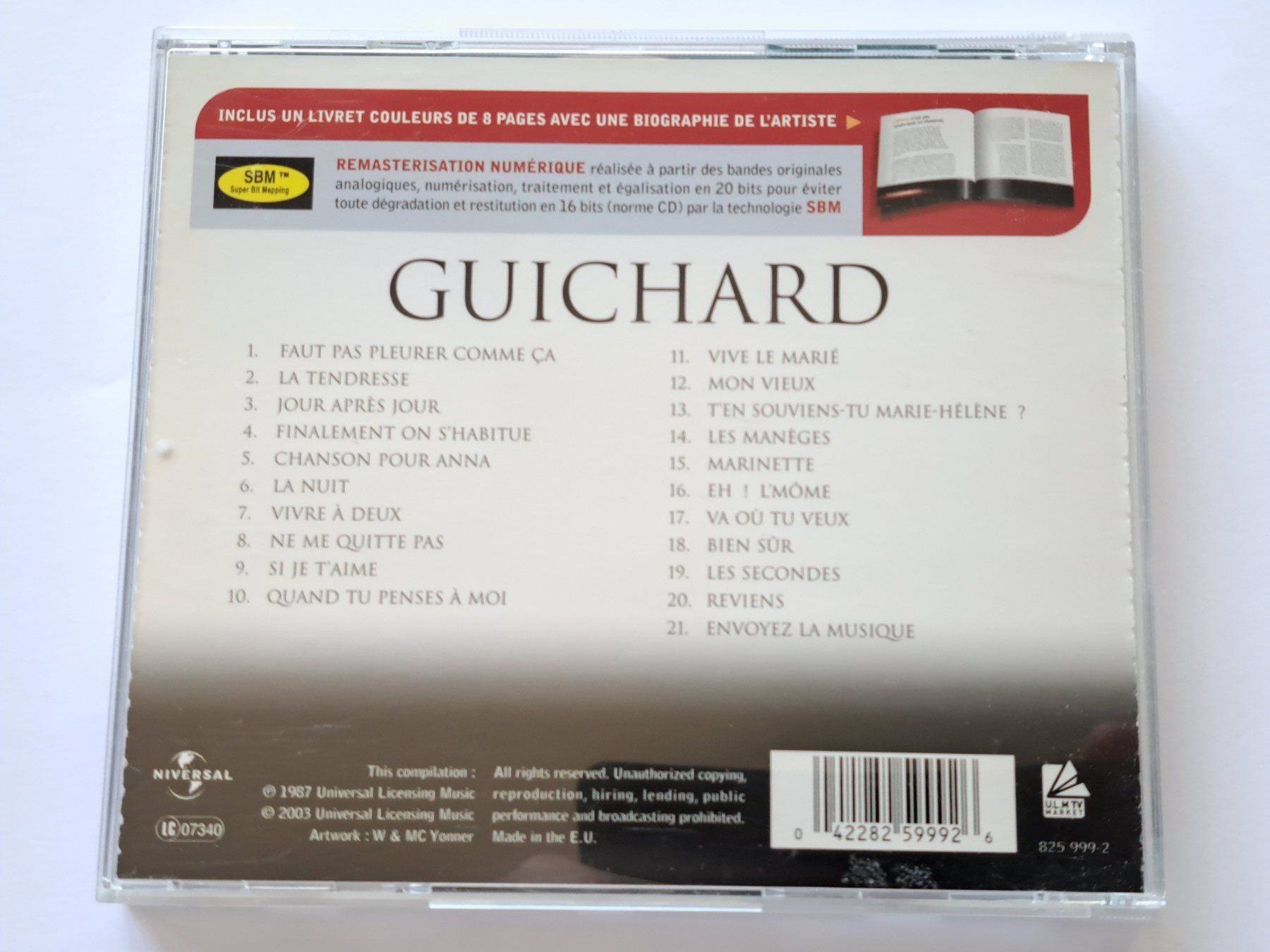CD: Cd Guichard - Master Série  – Usato da Pully venduto da bro_n52j 1