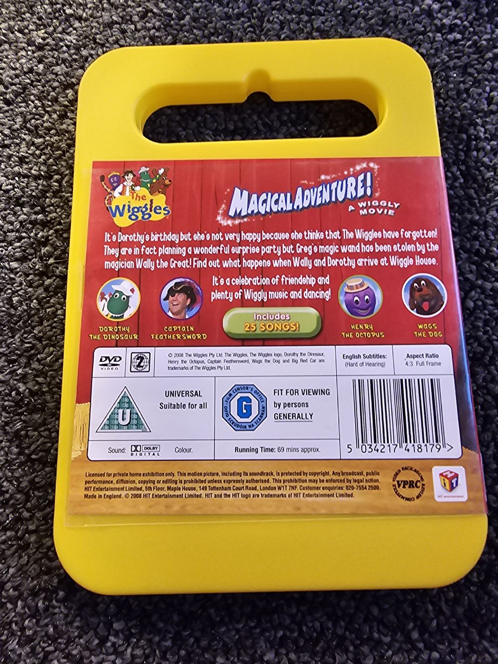 Tutti i DVDs: Die Wiggles - Magical Adventure(16827) – Usato da Ruswil venduto da jan_bxl5 1