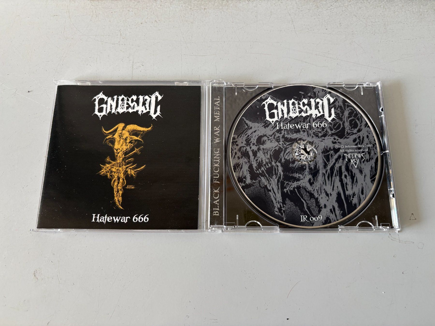 CD: GNOSTIC Hatewar 666 CD Raw Black Metal 2005 – Usato da Wiedlisbach venduto da Andrisa