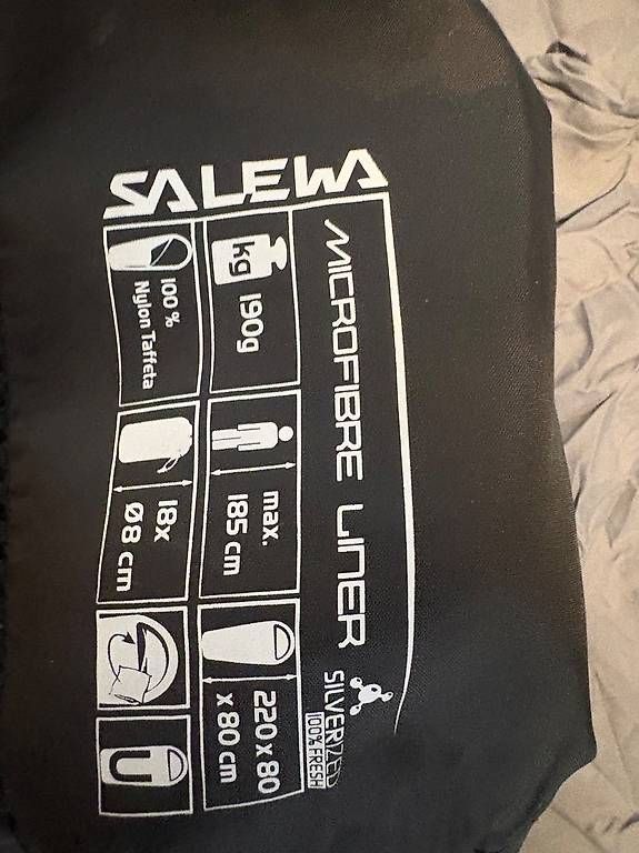 Schlafsäcke: Salewa Microfibre Liner Silverized  Hüttenschlafsack – Gebraucht aus Meilen von maiken92 1