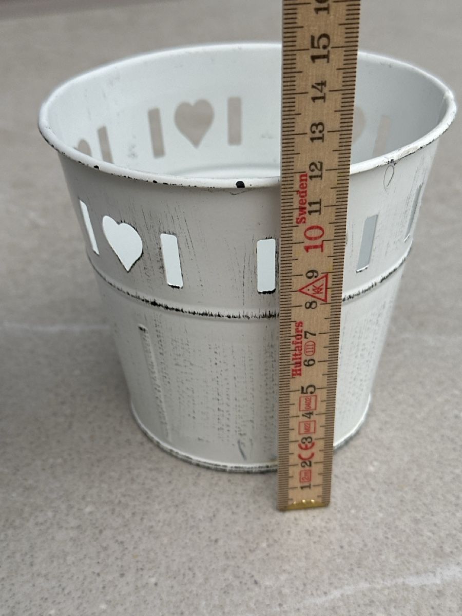 Vasi per fiori: 2 Blumentöpfe Shabby Chic – Usato da Rothenburg venduto da wer_g9fd 1