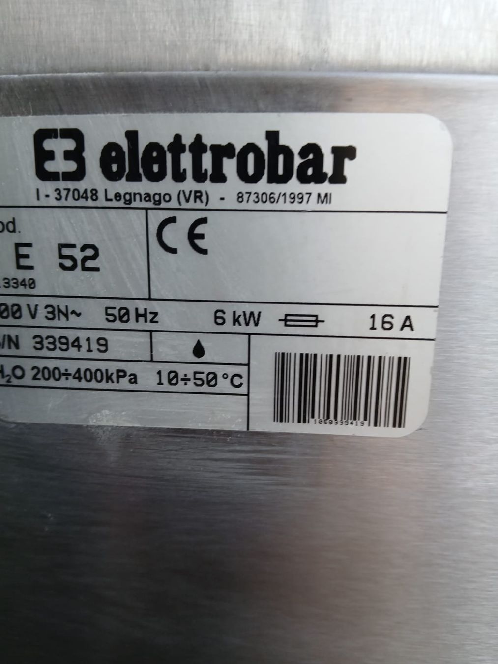 Geschirrspüler: Gastro Geschirrspüler Elettrobar – Gebraucht aus Cassina d' Agno von Libi10 5