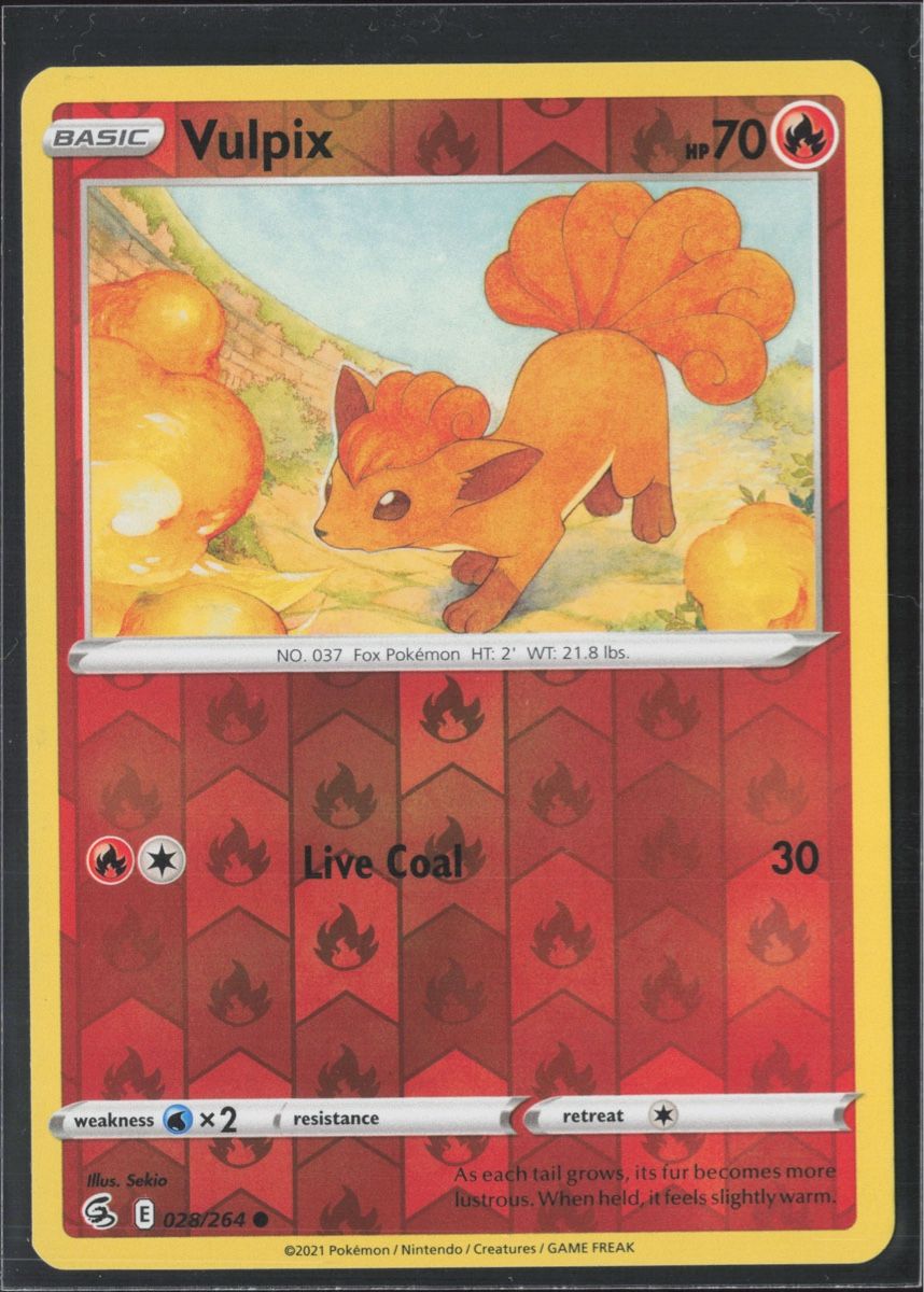 Pokémon Sammelbilder & Trading cards: POKÉMON / Vulpix / Fusion Strike / Reverse 🇺🇸 – Gebraucht aus Herzogenbuchsee von TCG-HQ
