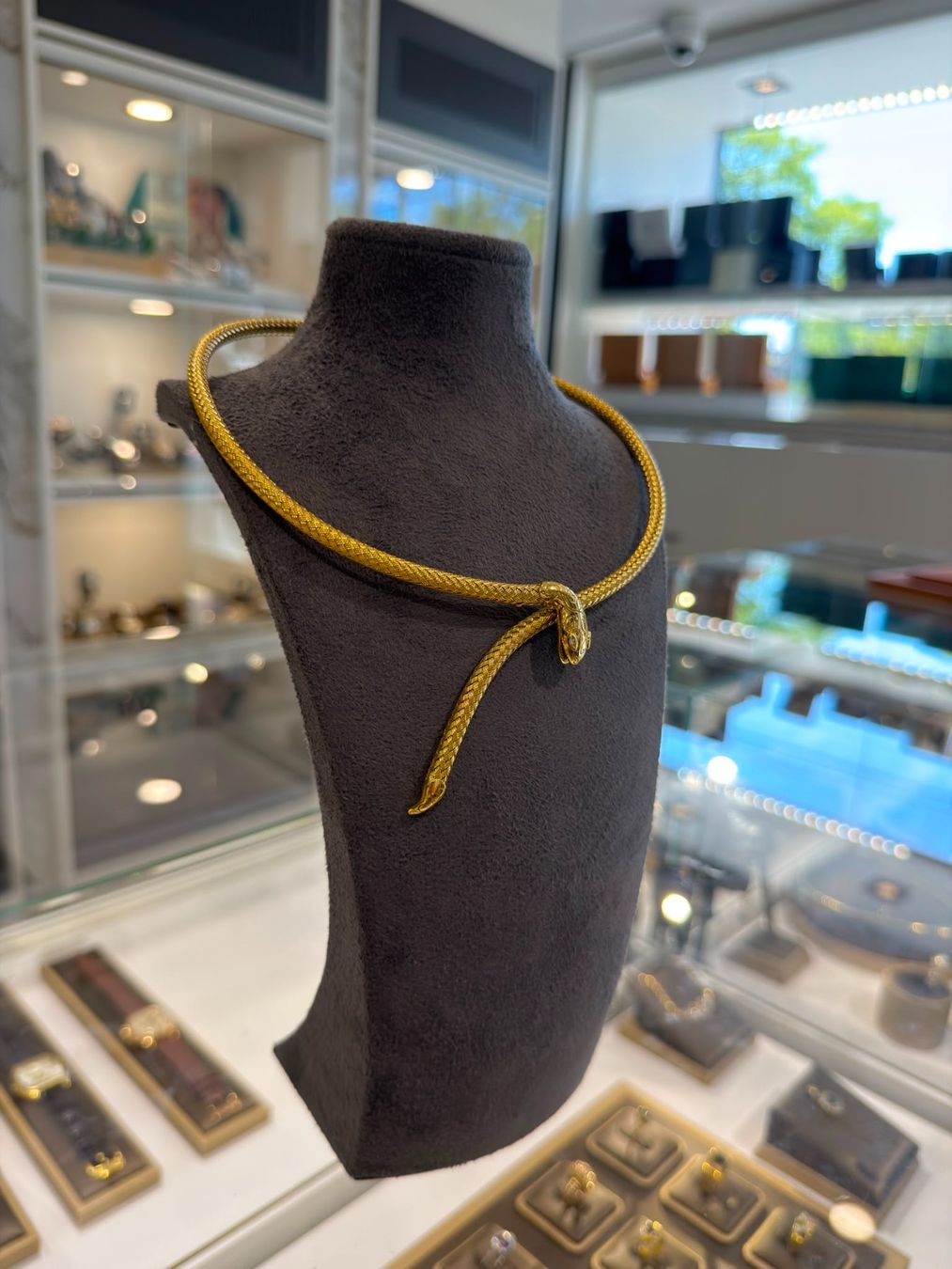 Colliers: Schlangen-Collier in 18 Karat - 750 Gold – D'occasion à Zürich par StargoldJewellery 1