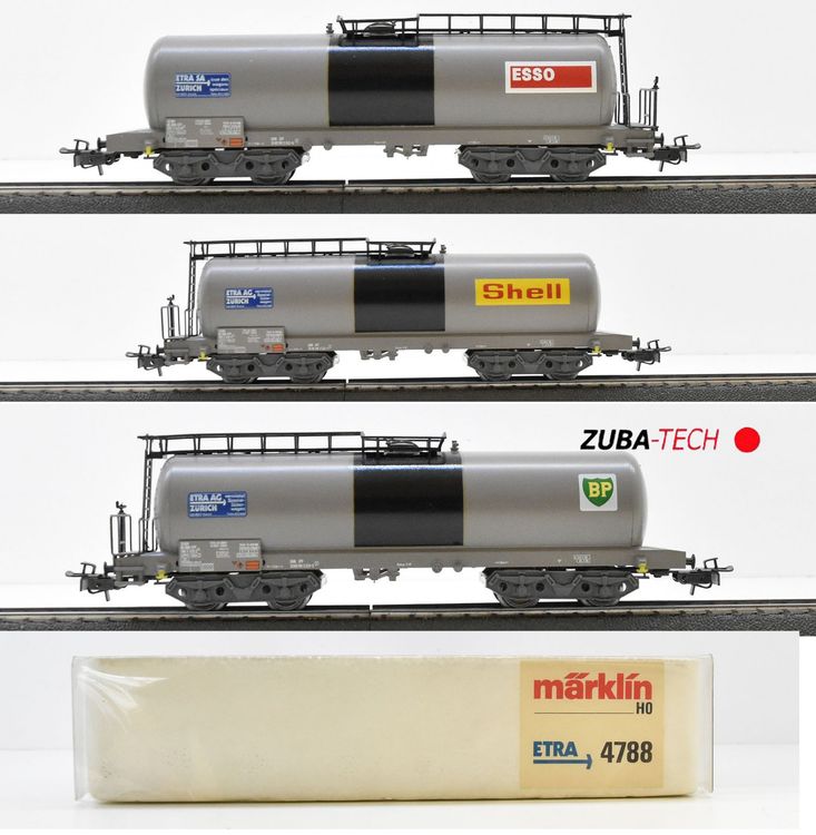 N] : Coffret de 3 wagons-citernes TRANSFESA, Ep. V, RENFE - MINITRIX