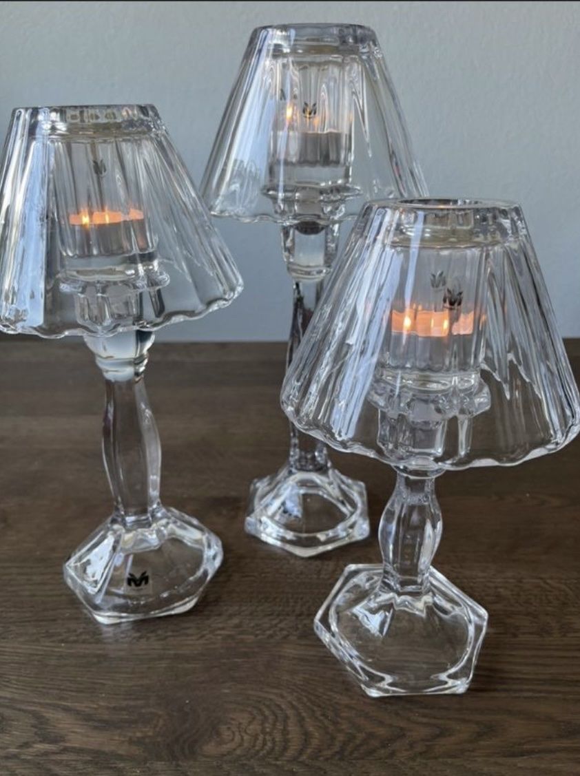 Bicchieri: Kerzenständer 3 teilig Glas – Nuovo e nell'imballaggio originale da Emmen venduto da codici 1