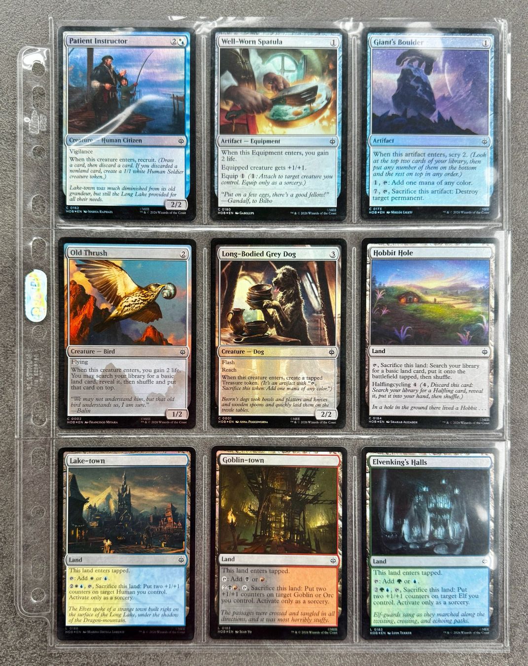 Magic The Gathering Sammelbilder & Trading cards: The Hobbit Foil Commons 56stk. – Neu (gemäss Beschreibung) aus Rechthalten von hosme_be 5