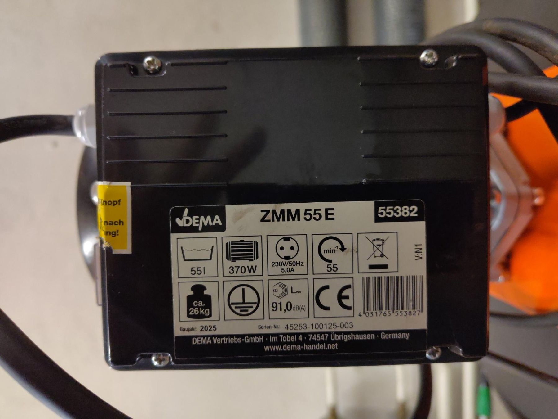 Alle Maschinen: DEMA Mörtelmischer ZM 55E – Gebraucht aus Bühler von Oally 4