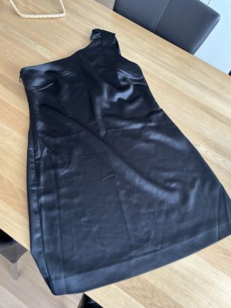 Armani One shoulder satin Kleid Gr. 40-42