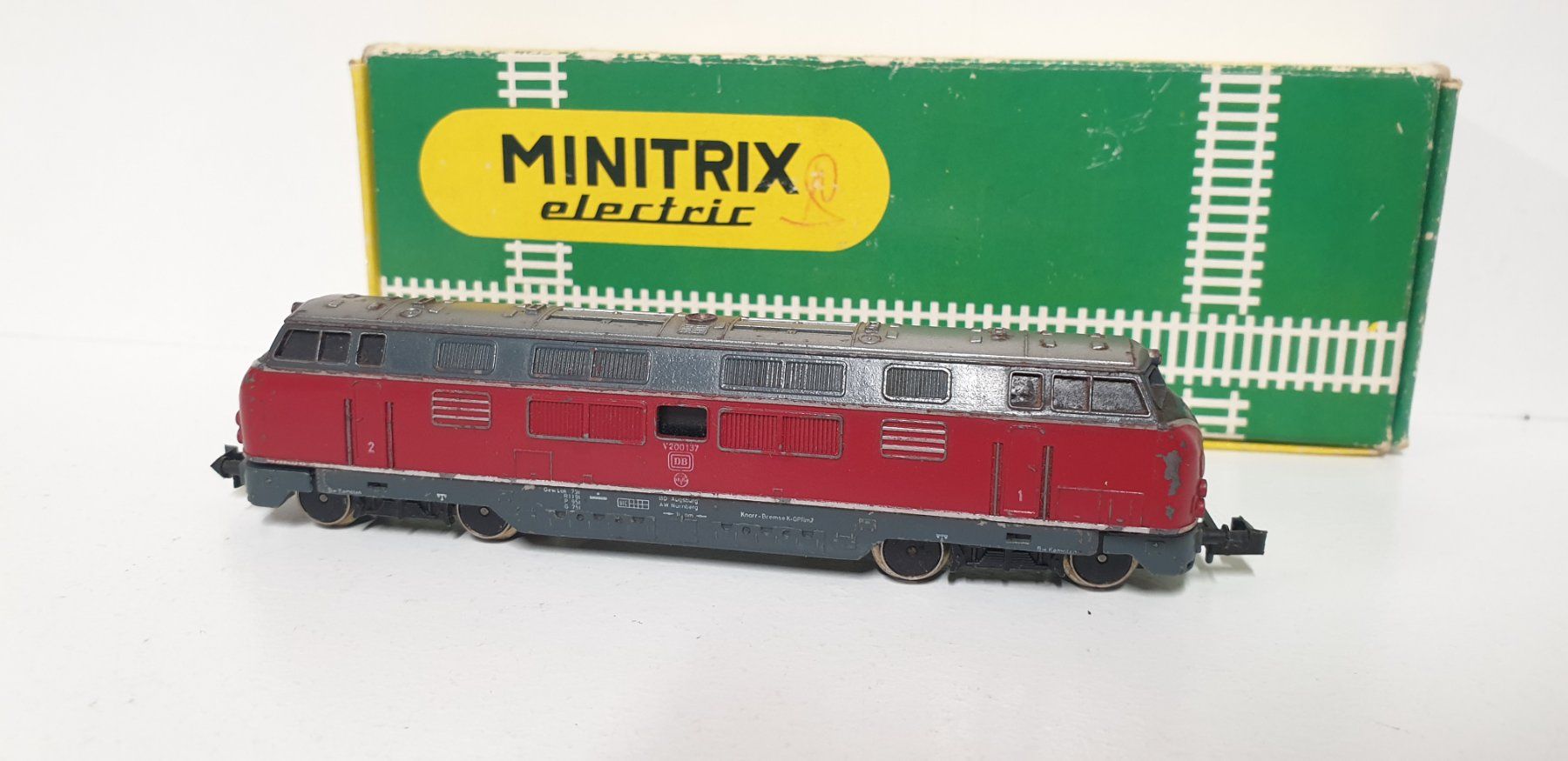 Trix Modellini di ferrovie: Minitrix DB Diesellok   V200 Spur N 2960 – Usato da Geroldswil venduto da TopTrain54 4