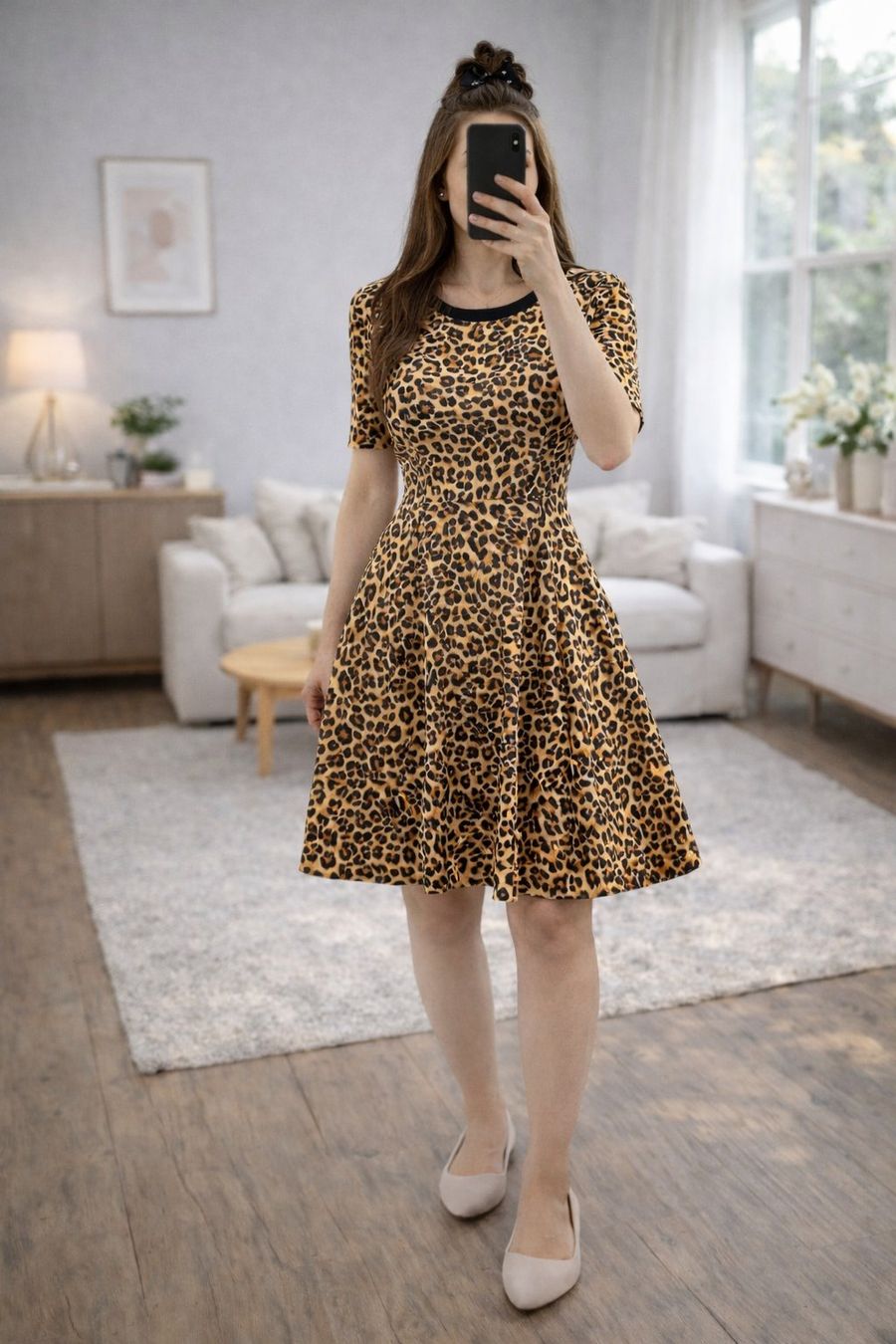 Vestiti: Leoparden Kleid Damen Kurzarm – Nuovo (secondo la descrizione) da Fully venduto da VaneaSelection 1