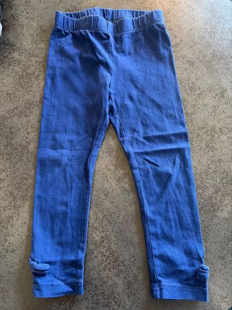 Leggings blau Grösse 86/92 mit Schleife