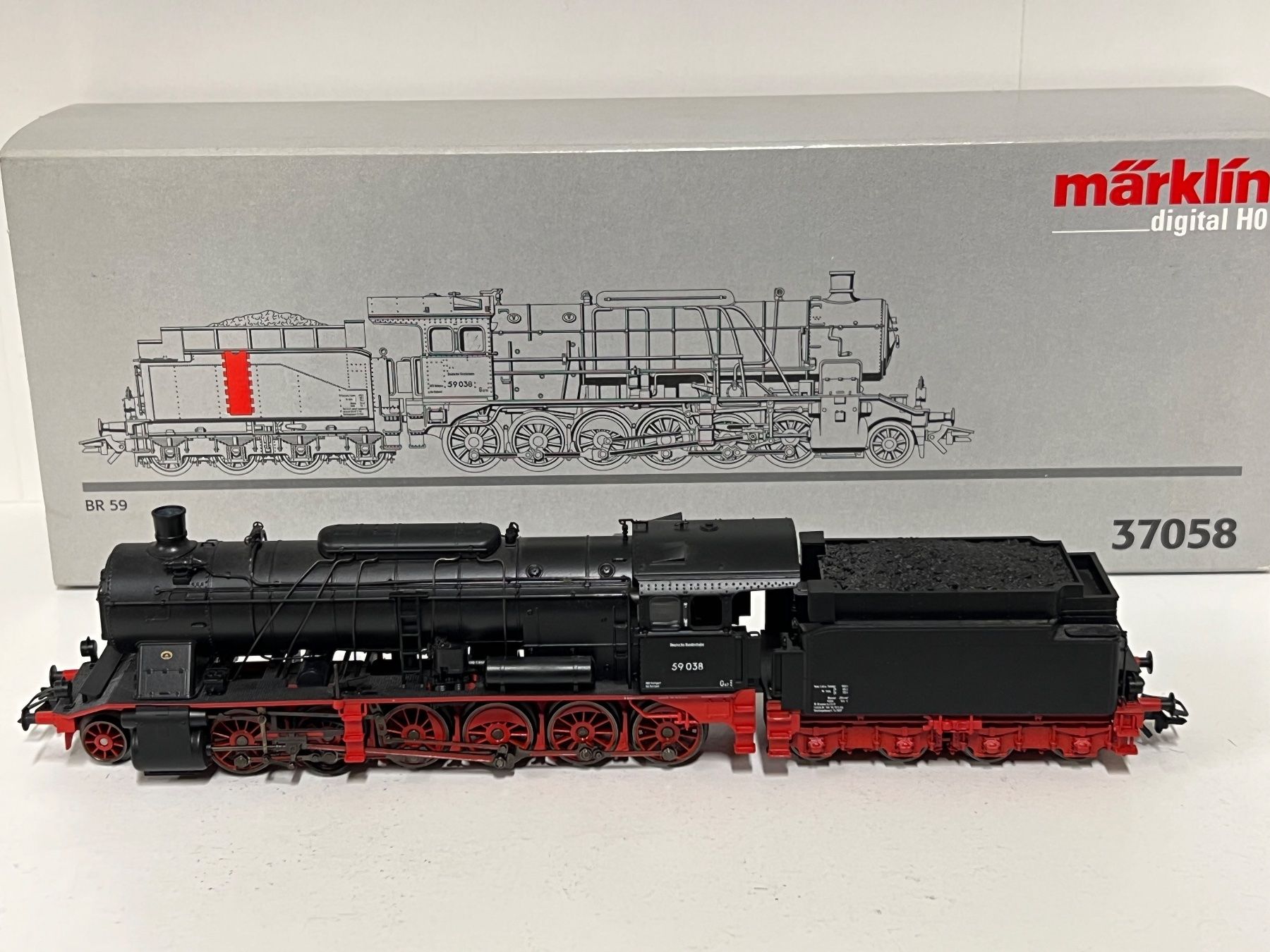 Märklin Modelleisenbahnen: Märklin 37058 BR 59 DB Digital – Neu (gemäss Beschreibung) aus Neuenhof von ludovicco 1