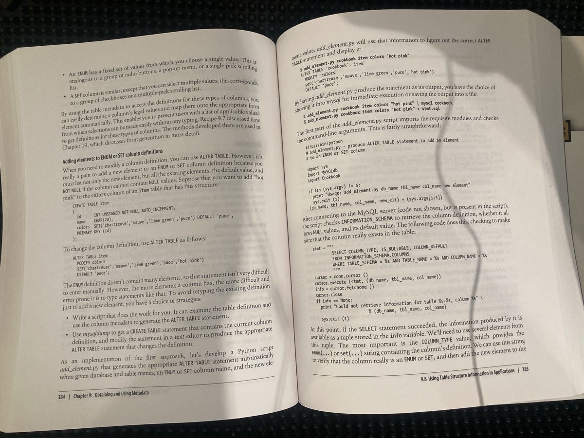 Libri: MySQL Cookbook  – Usato da Flawil venduto da rcnkr 6