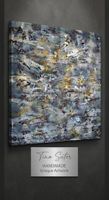 Gemälde " Eiszeit der Gefühle" handmade 80×100×4
