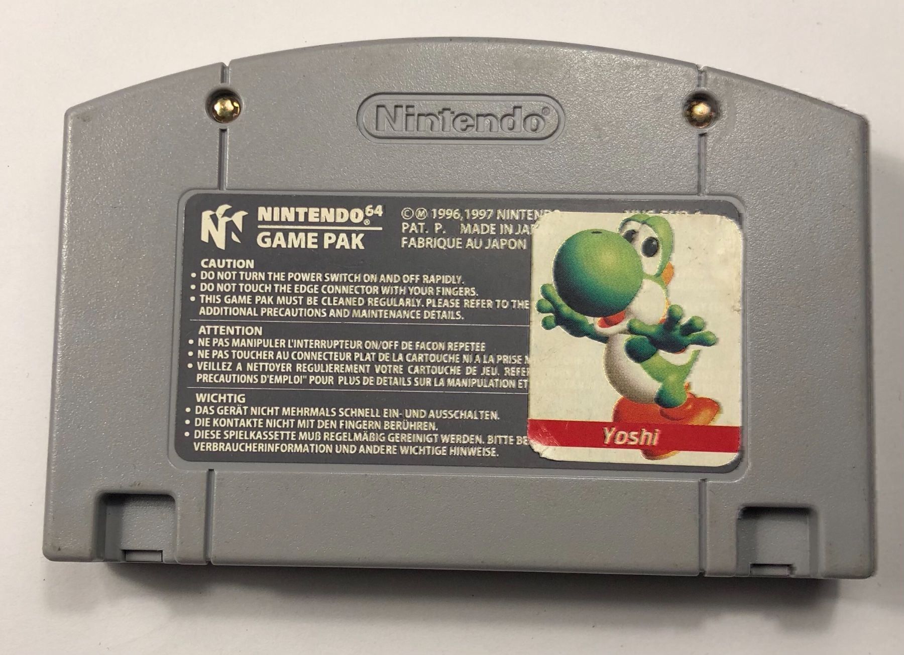 Nintendo Spiele: International Superstar Soccer 64 N64 – Gebraucht aus Kestenholz von Naruto_01 1