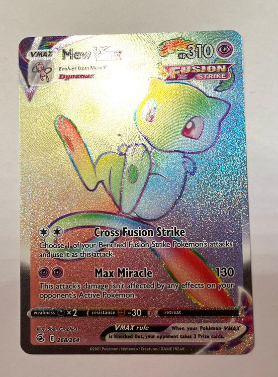 Mew Vmax rainbow (Gebraucht) in Zürich für CHF 60 – mit Lieferung auf ...