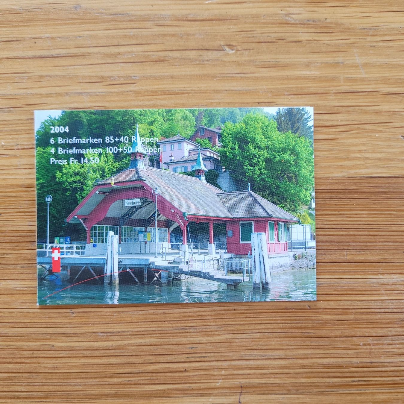 Alle Briefmarken: Markenheftchen ET Seeburg Luzern Pro Patria 2004 – Gebraucht aus Biel/Bienne von Destockweb