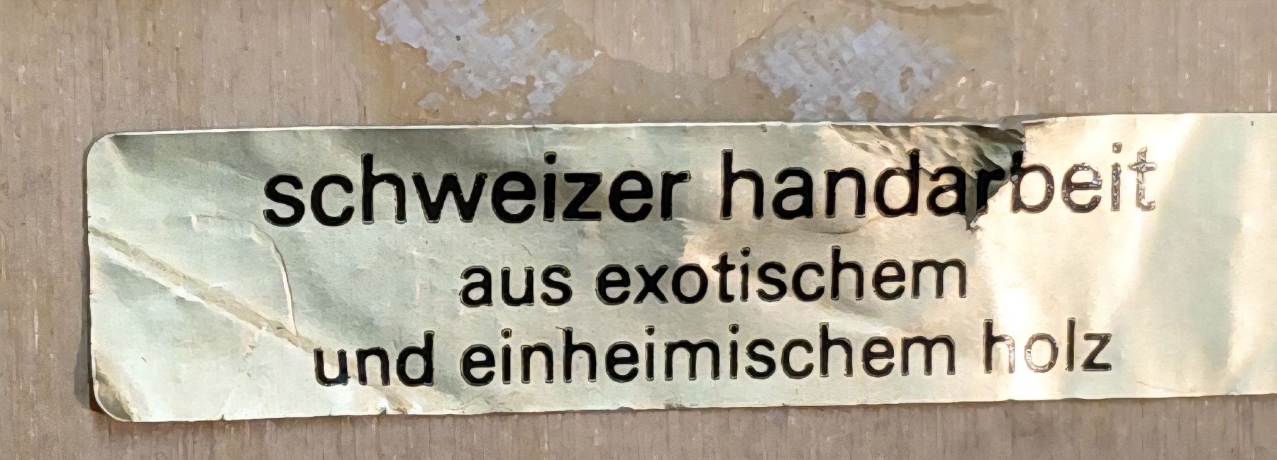 Foto & Immagini: schweizer handarbeit aus exotischem und einheimischem Holz – Usato da Rorschach venduto da jal_v72g 3