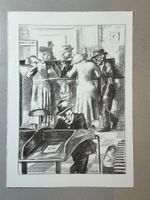 Christian Clement Lithografie im Stein signiert 30x42cm