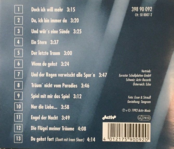 CD: Bernhard Brink - Ich bin immer da – Usato da Grüningen venduto da azulmarron 1