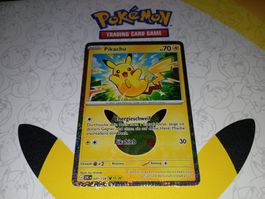 Pokémon Karte Pikachu 037/128⚡15/30⚡30 Jahre⚡Pikachu Rare⚡