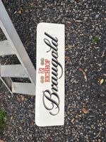 Braugold Eichhof Reklameschild Metall 52