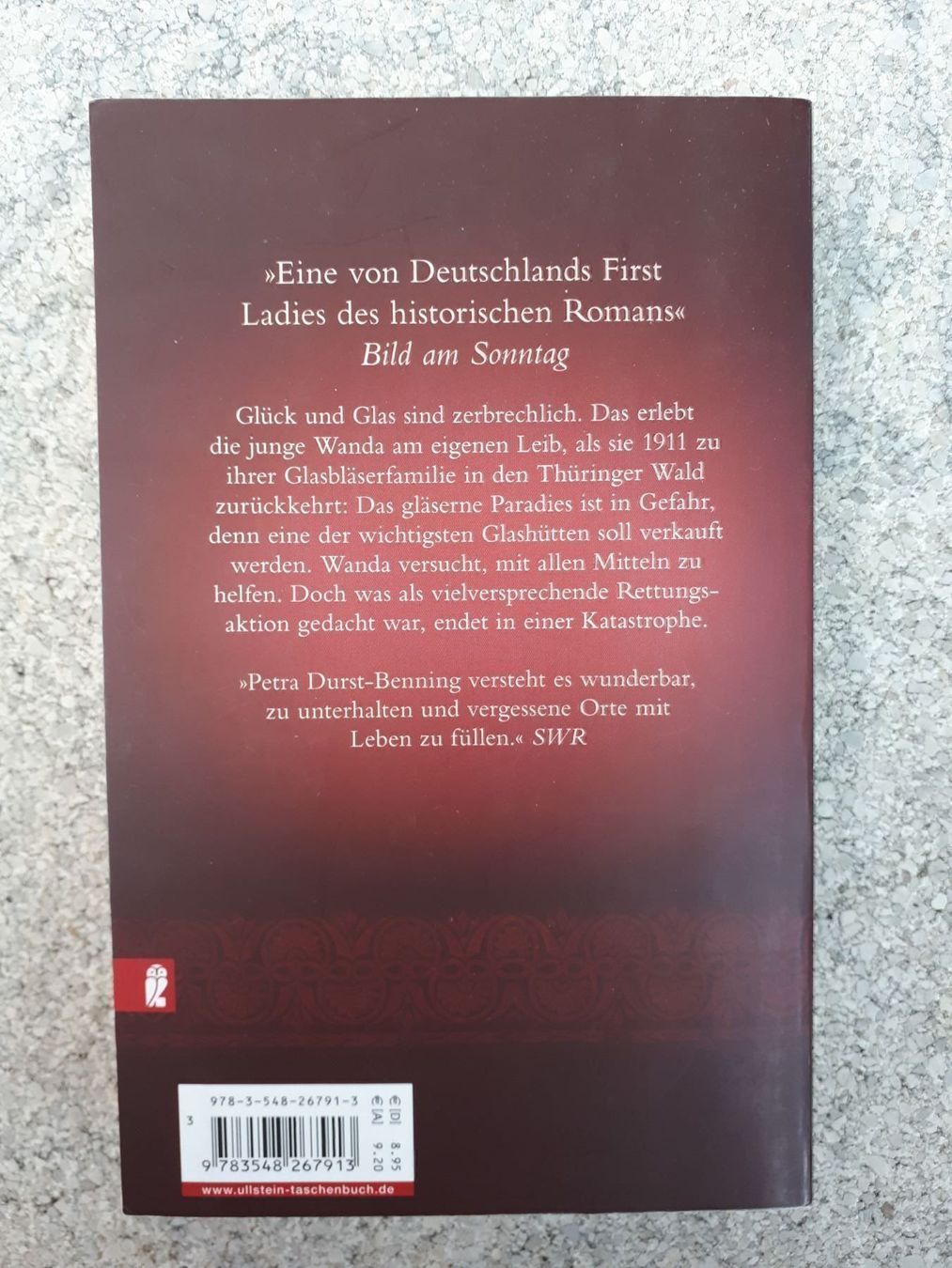 Libri: Petra Durst B. Das gläserne Paradies – Usato da Basel venduto da Alacant 1