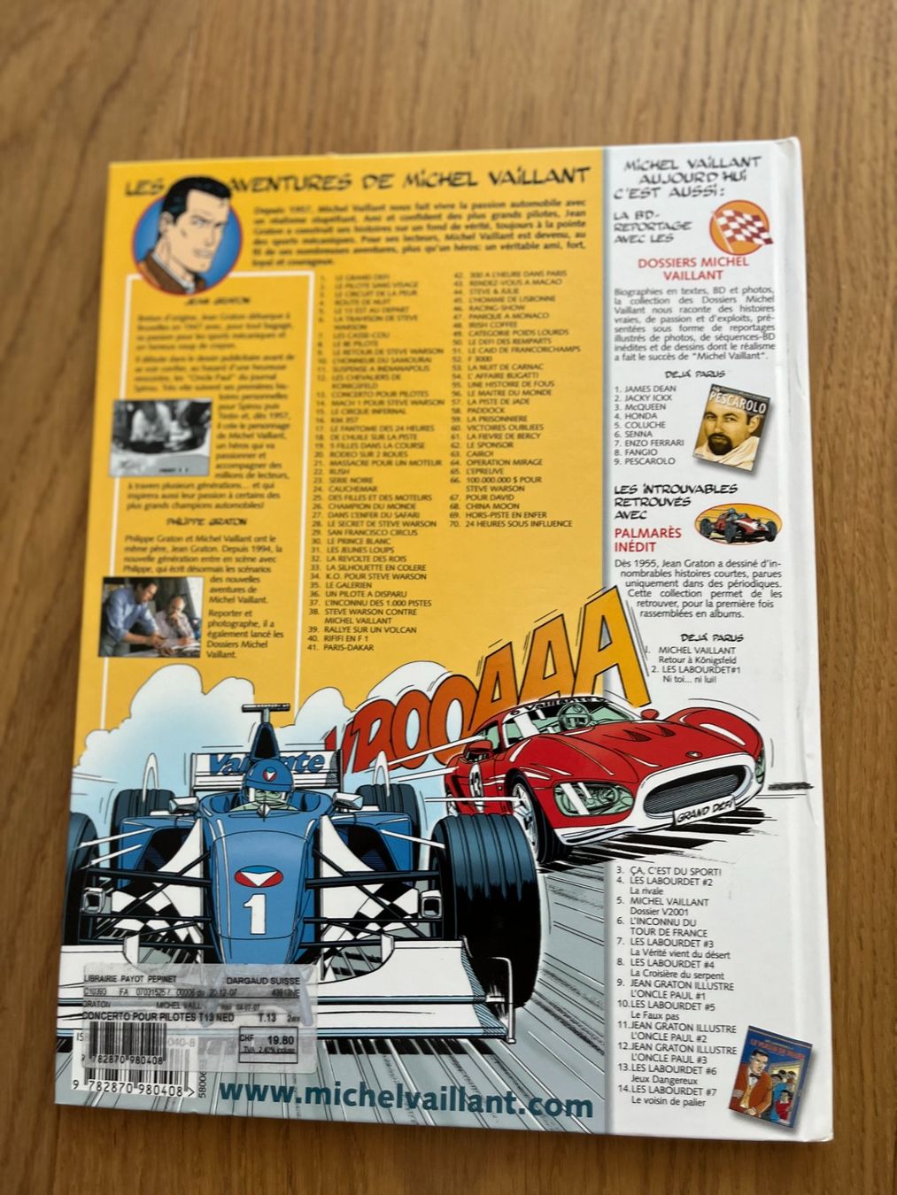 Fumetti: Michel Vaillant "Concerto pour pilotes" - No 13 – Usato da Granges-Paccot venduto da Val07 2