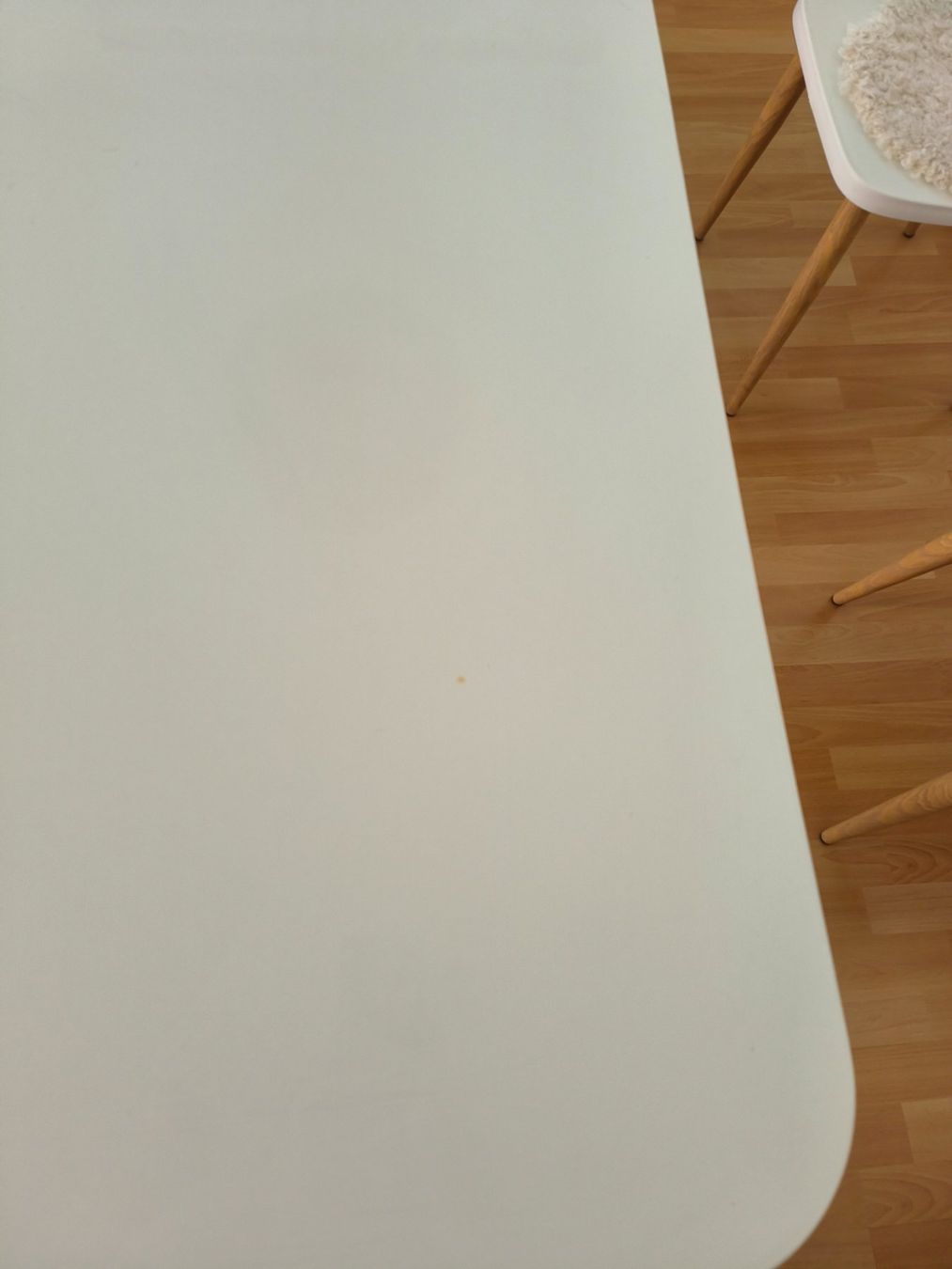 Conforama Tables: Esstisch weiss mit Holzbeine – D'occasion à Frauenfeld par mia_7h75 5