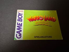 ANLEITUNG FÜR WARIO LAND SUPER MARIO LAND 3 NINTENDO GAME BO