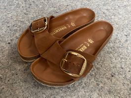 Birkenstock Madrid Big Buckle Cognac Gr. 36