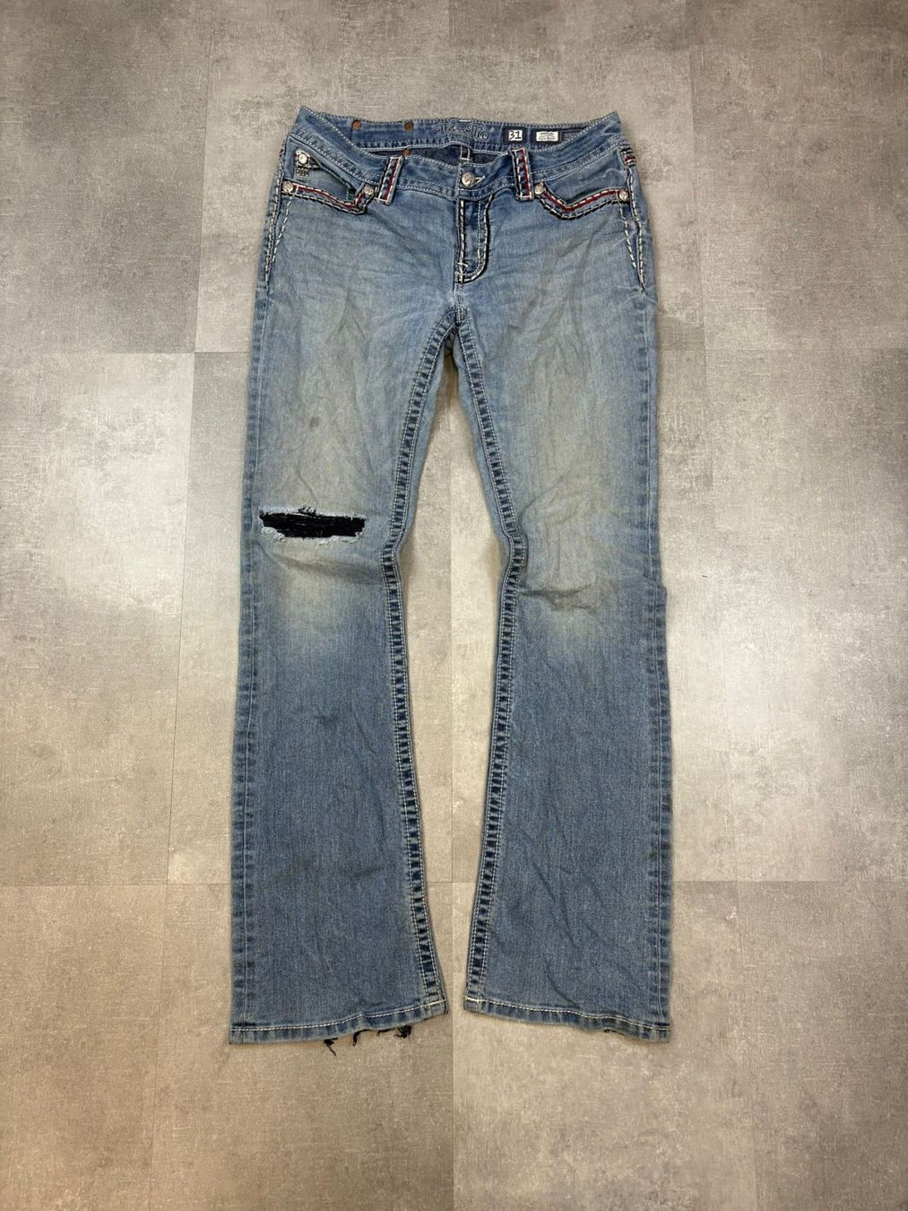 Jeans: Miss Me Bootcut Jeans - Grösse M/31 – Usato da Werdenberg venduto da hase.vintage 1