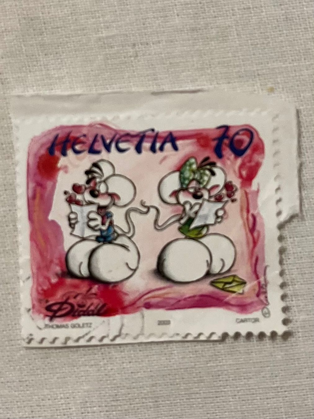Tous les timbres: Diddl Briefmarke – D'occasion à Bäretswil par Rasubi 1