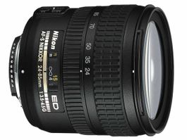 Nikon AF-S 24-85mm f/3.5-4.5 G ED+ Metallic Hood+ UV Filter