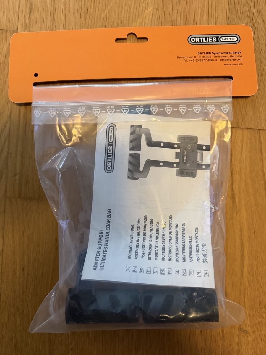 Ortlieb Borse: Ortlieb Lenkertaschenadapter Ultimate 6 neu – Nuovo e nell'imballaggio originale da Zürich venduto da Alles_I.O 3
