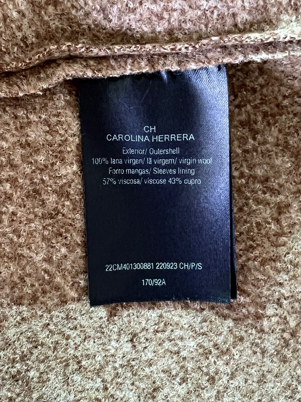 Giacche: Veste Carolina Herrera – Nuovo e nell'imballaggio originale da Morges venduto da Igp10 9