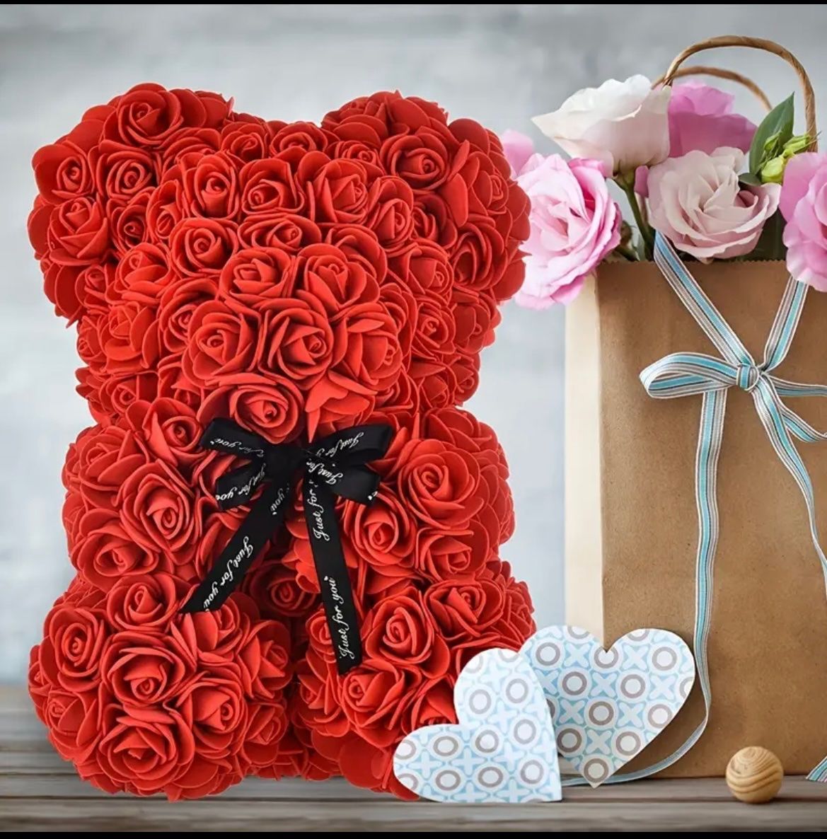 Tutte le decorazioni: Rosenbär Valentinstag Geburtstag Muttertag – Nuovo e nell'imballaggio originale da Grosswangen venduto da son_n9wb